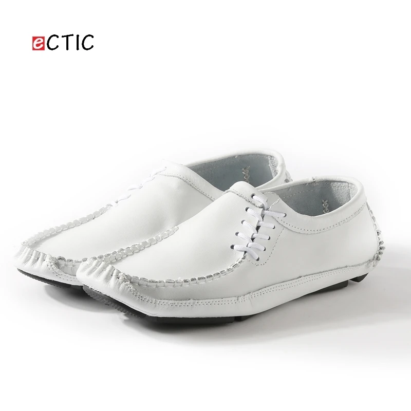Big Size Men Driving Shoes Genuine Leather Good Quality Slip On Comfortable Plus 45 46 47 US 10 10.5 11 | Обувь