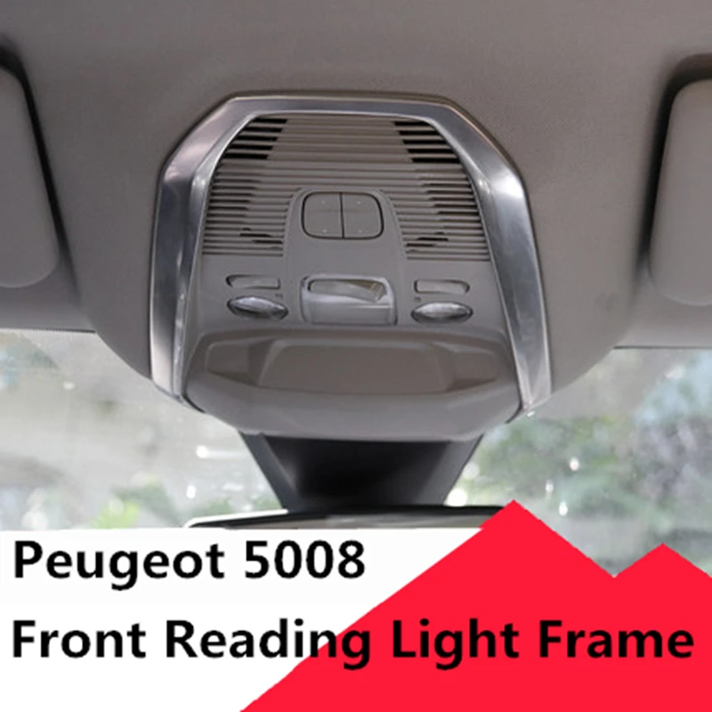 Передняя крышка лампы для чтения задняя рамка декоративный бокс Peugeot 5008 3008GT 2017 2018