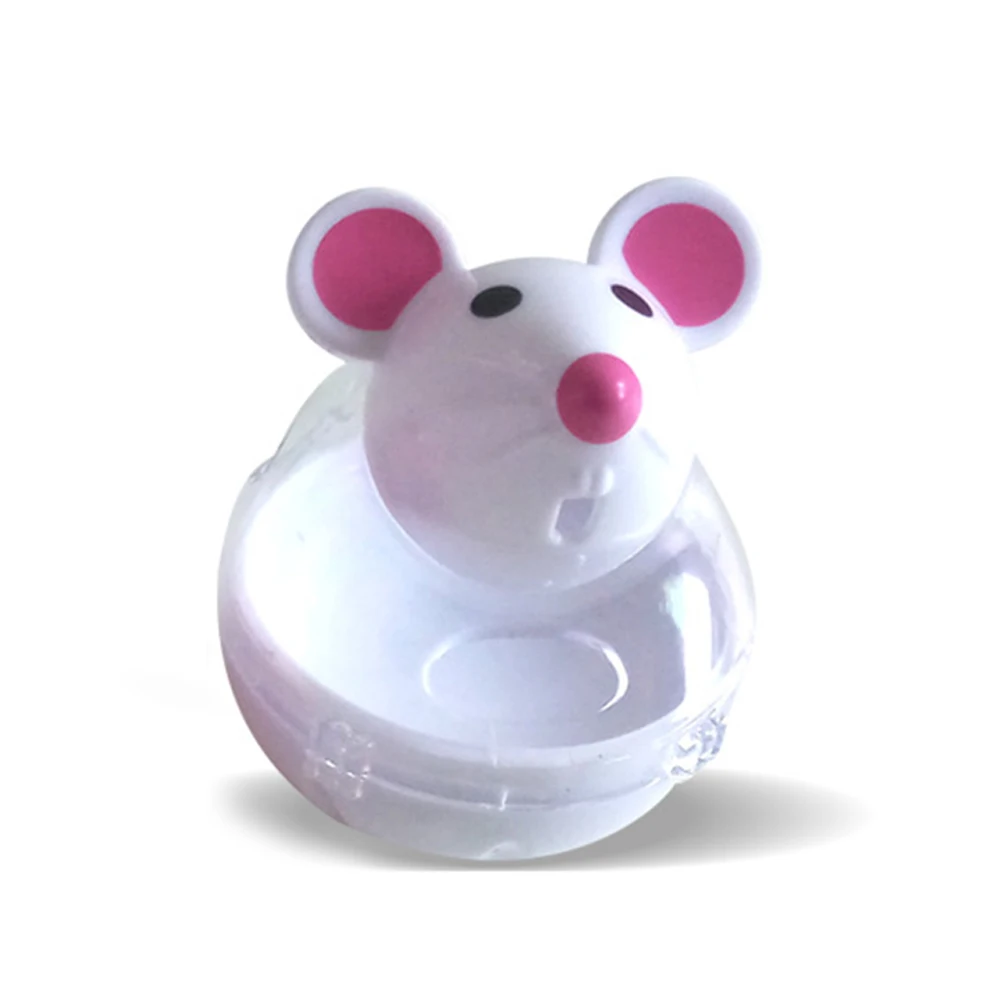 Новая игрушка Кормушка для домашних животных кошек забавная мышь протекающие
