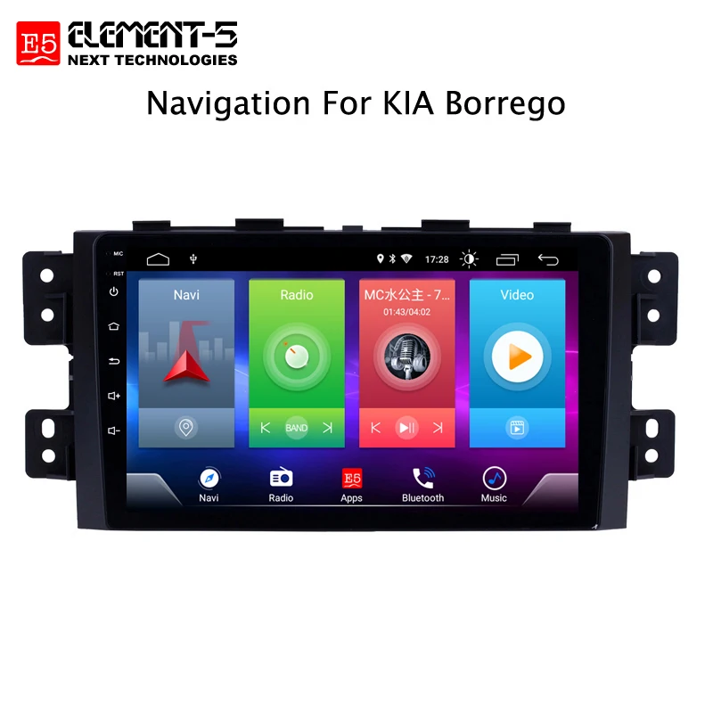 Автомобильный Android 8,1 мультимедийный плеер для Kia Borrego Mohave 2008 навигационное устройство GPS Рулевое колесо bluetooth управление Поддержка