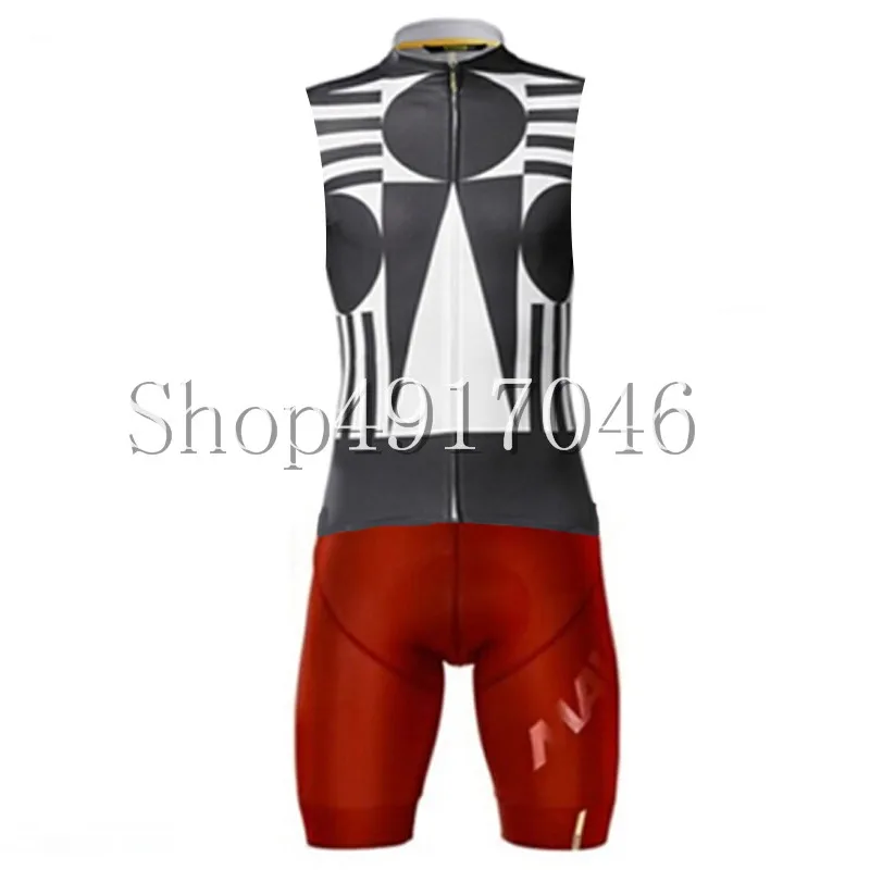 1 Mavic велосипедный трикотаж для триатлона без рукавов Skinsuit велосипедная одежда Pro анти-пиллинг велосипедная одежда для мужчин - Цвет: 1