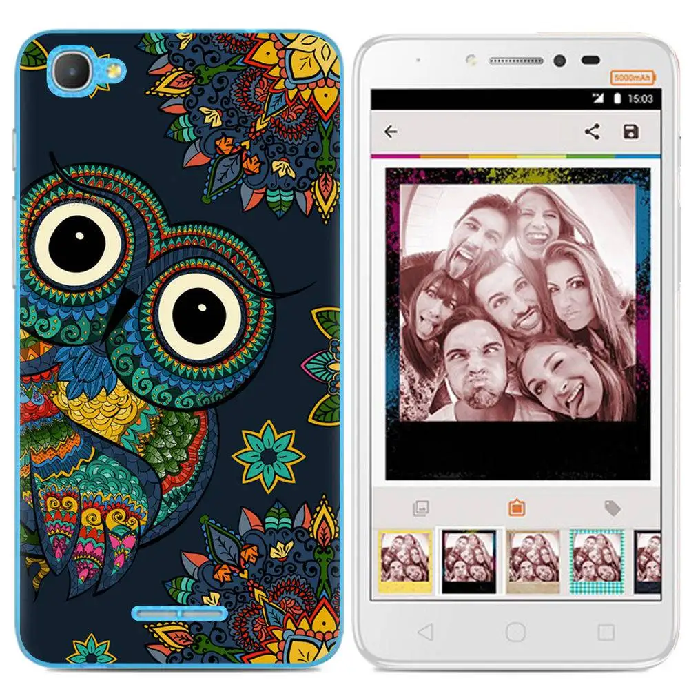 Мягкие чехлы из ТПУ для Alcatel Pixi 4 Plus power OT5023 силиконовый чехол телефонов задняя