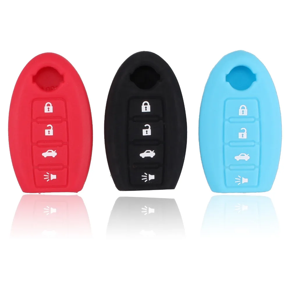Замена нового 4 кнопки дистанционного ключа силиконовый держатель Чехол чехол