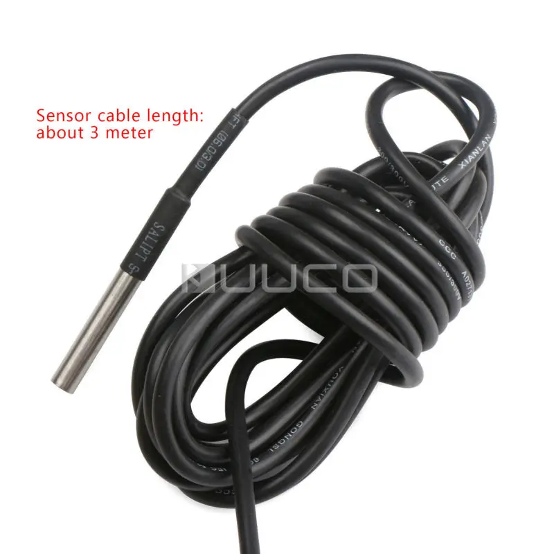 Цифровой измеритель прибор для измерения температуры 12 В 24 красный Led 0 36 дюйма 55 ~