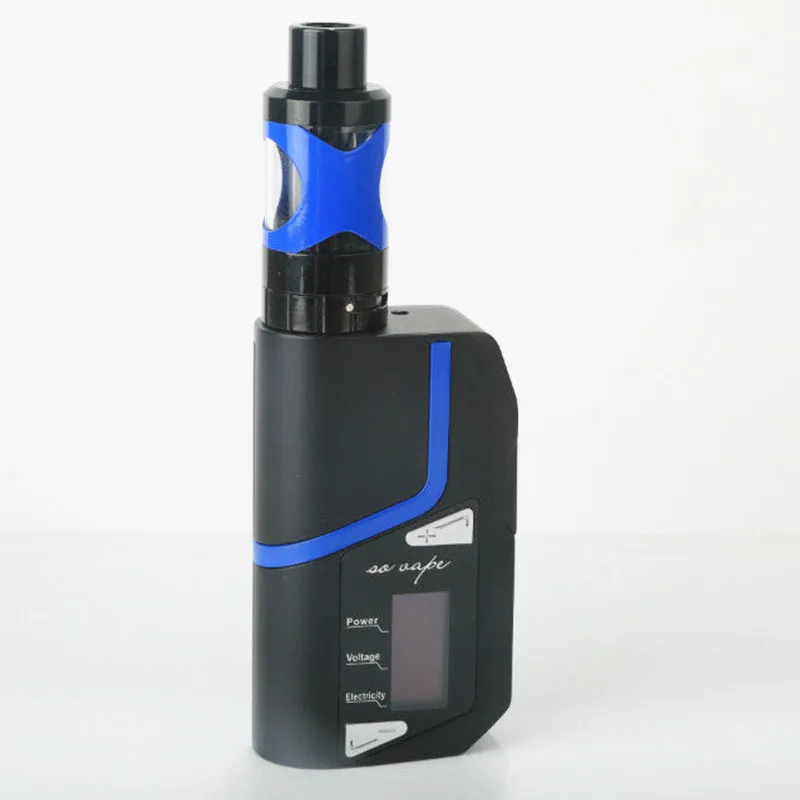 100W TC Electronic Cigarette Kits built-in 2000mAh box mod Battery 510 connector 4.0ml atomizer Metal Body 0.5Ohm Vape | Электроника