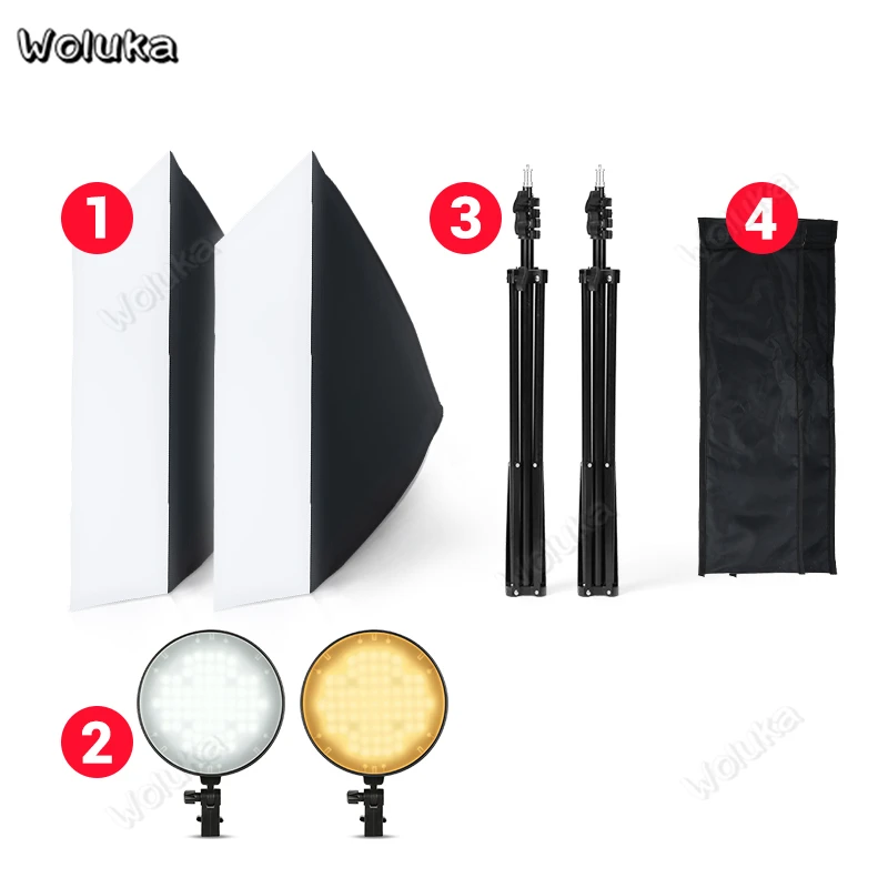 Набор LED светильников для фотосъемки с регулируемой яркостью двухцветсветильник