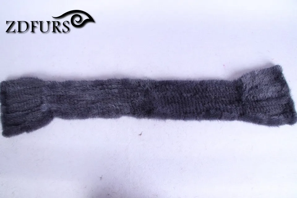 ZDFURS* Горячая Распродажа, настоящий вязаный норковый шарф, натуральный норковый мех, кольцо для женщин, Мода, новые зимние меховые шарфы, шаль
