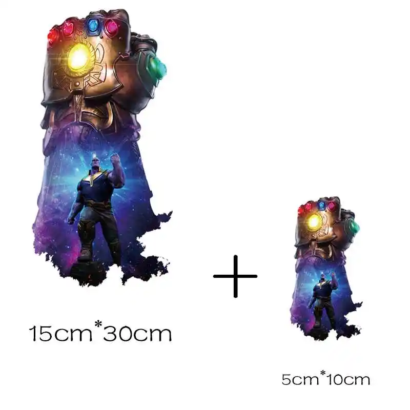 a Наклейки Thanos Infinity Gauntlet гладить на патчи Применение одной передачи плавкая одежда теплопередача полосы аппликация - Цвет: a