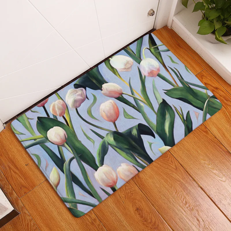 Коврик 3D с цветочным принтом коврики для ванной кухни ковры коврик гостиной felpudo