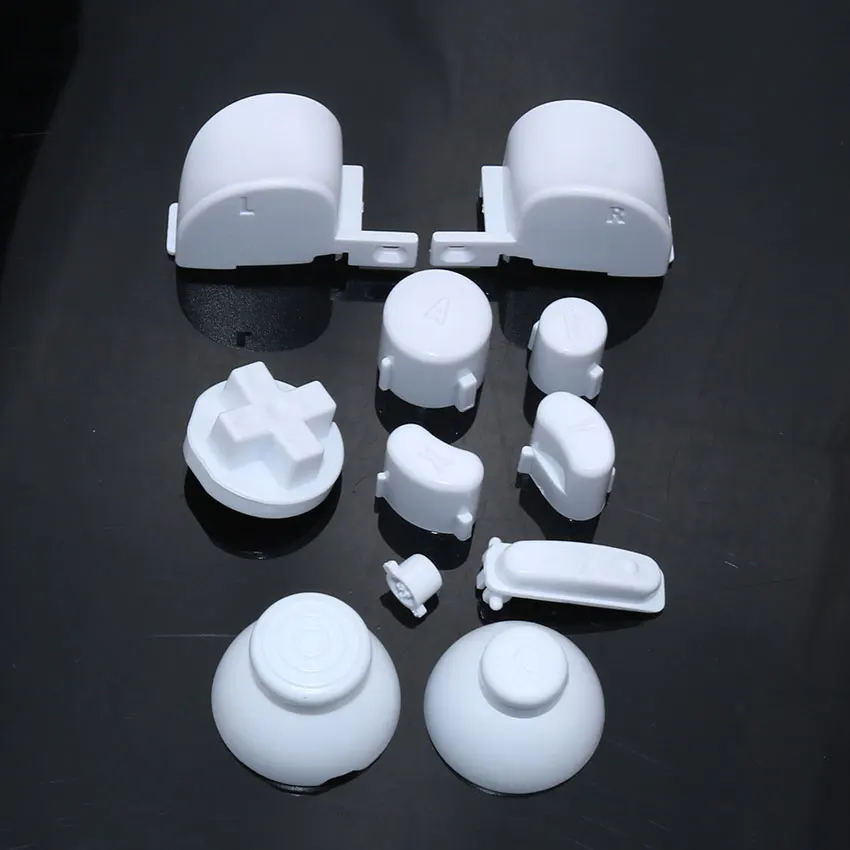 ChengHaoRan Button Set For Gamecube Controller Mod Colorful Complete D-Pad ABXY button with Thumbsticks Cap for NGC buttons set |