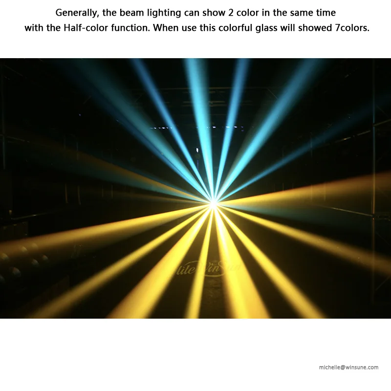 Литевинсуне 4 шт. БЕСПЛАТНАЯ ДОСТАВКА Красочные стеклянные аксессуары 200W луч 5R R7 230W движущаяся головная осветительная установка вместо функции заморозки.