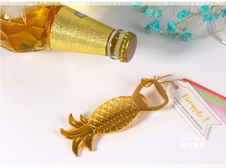 

Wedding Favors Gold Pineapple Bottle Opener Party Favors Gift #RX47