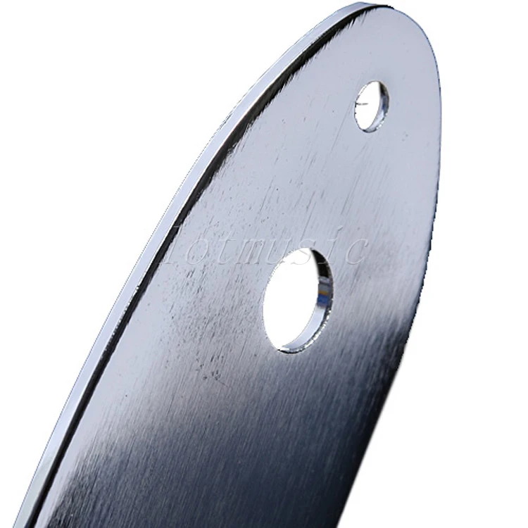2 * Хром Джаз и бас JB контрольная пластина для Fender гитарная Часть Замена|control plate|bass