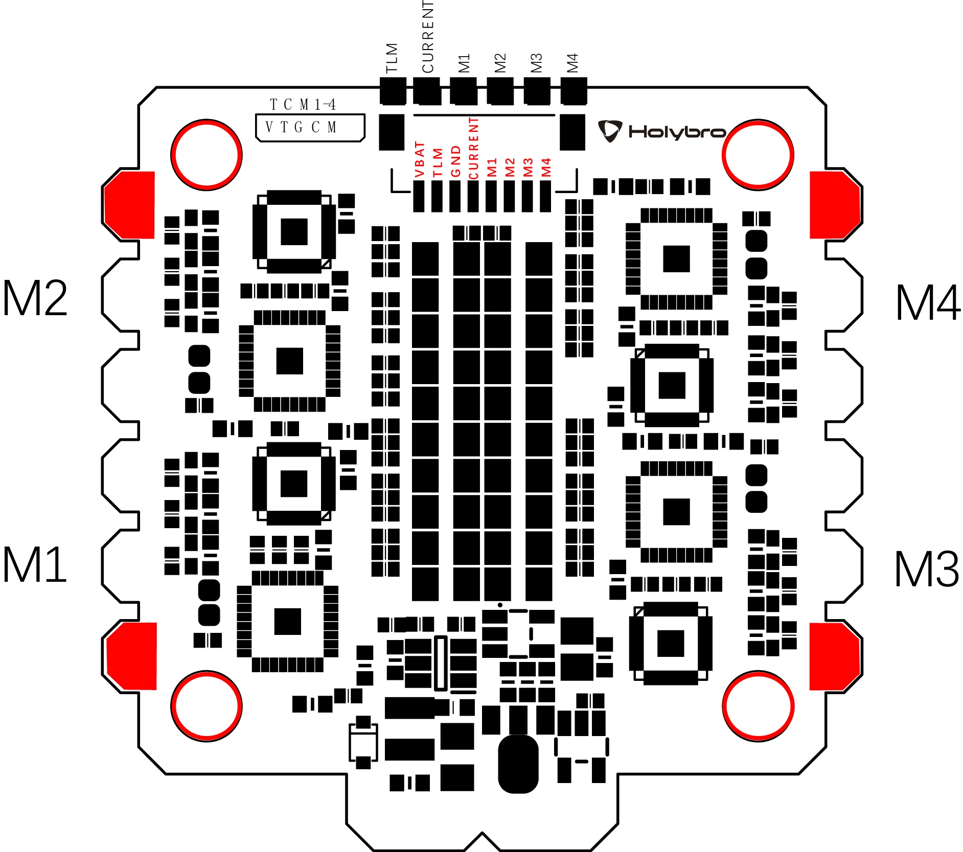 Holybro Kakute F7 Контроллер полета& Holybro Atlatl HV V2 5,8G Видео передатчик& Tekko32 F3 Металл 65A ESC комбо для FPV