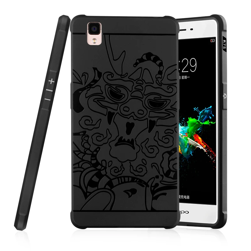 Чехлы для OPPO R7 Силиконовая задняя крышка R7S роскошный защитный ударопрочный