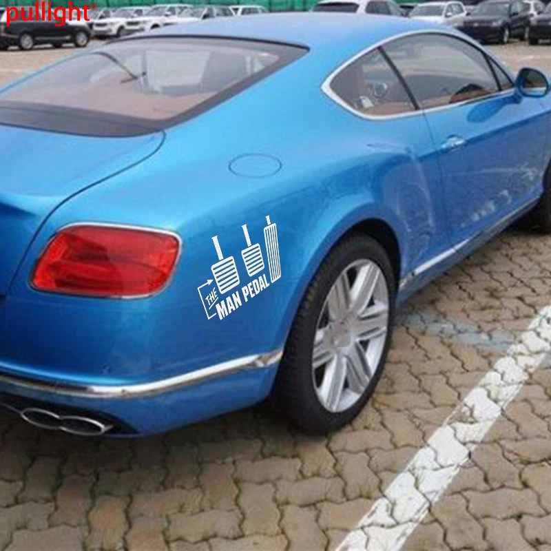Виниловая наклейка Мужская педаль автомобильный стеклянный бампер | Автомобили