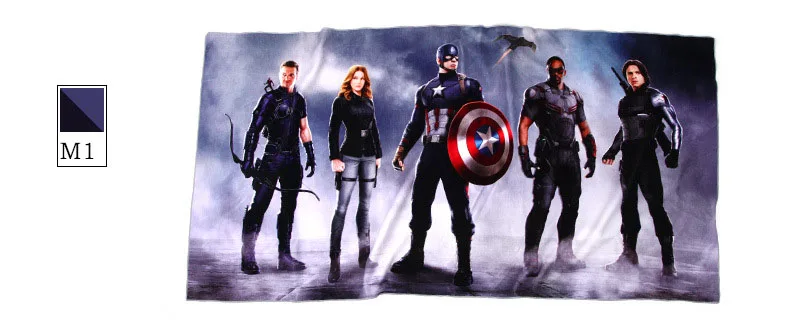 Marvel Капитан Америка 3 фильм Коллекционное издание цифровой печатный банное полотенце s хлопок вырезать мягкий комфорт банное полотенце