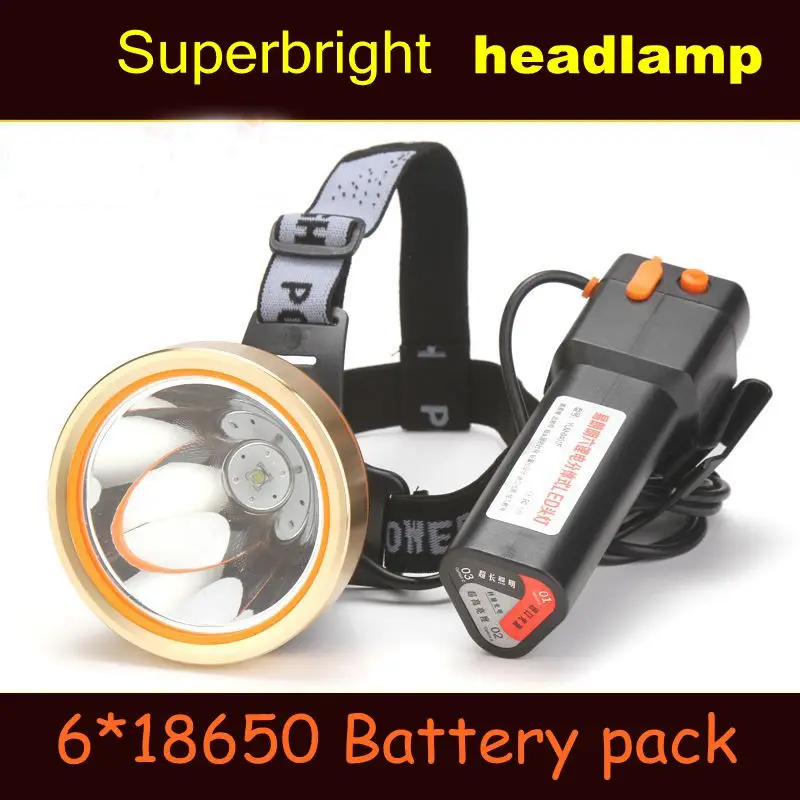 2021 new  Powerful Headlight Super Bright L2 Headlamp Rechargeable Flashlight  Head Torch LED Lampe for Hunting Fishing