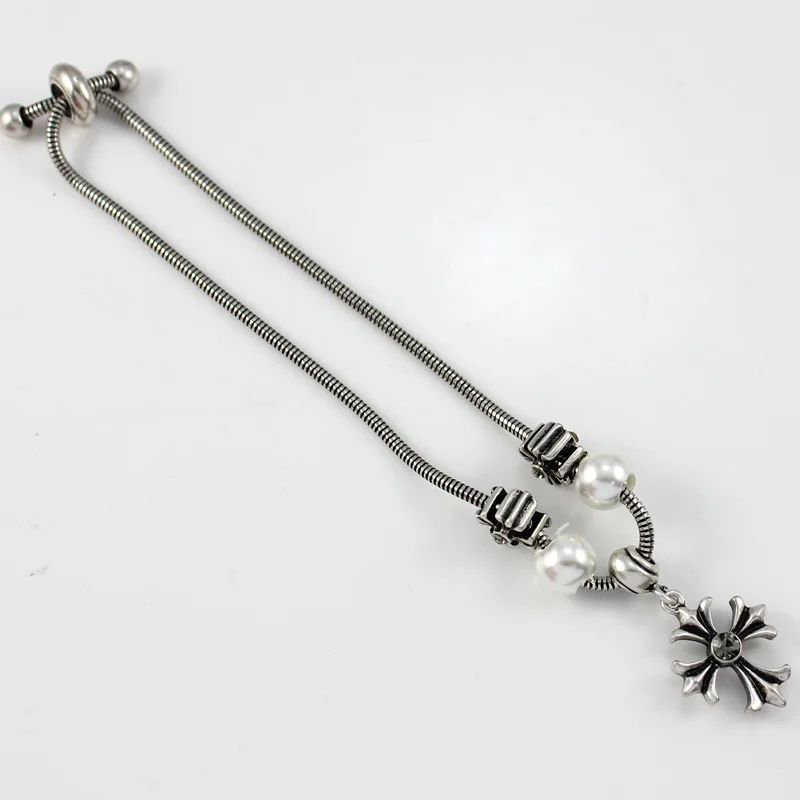 YalooWa pendant-type pull punk Bracelet Silver-color plated jewelry hand leisure fashion | Украшения и аксессуары