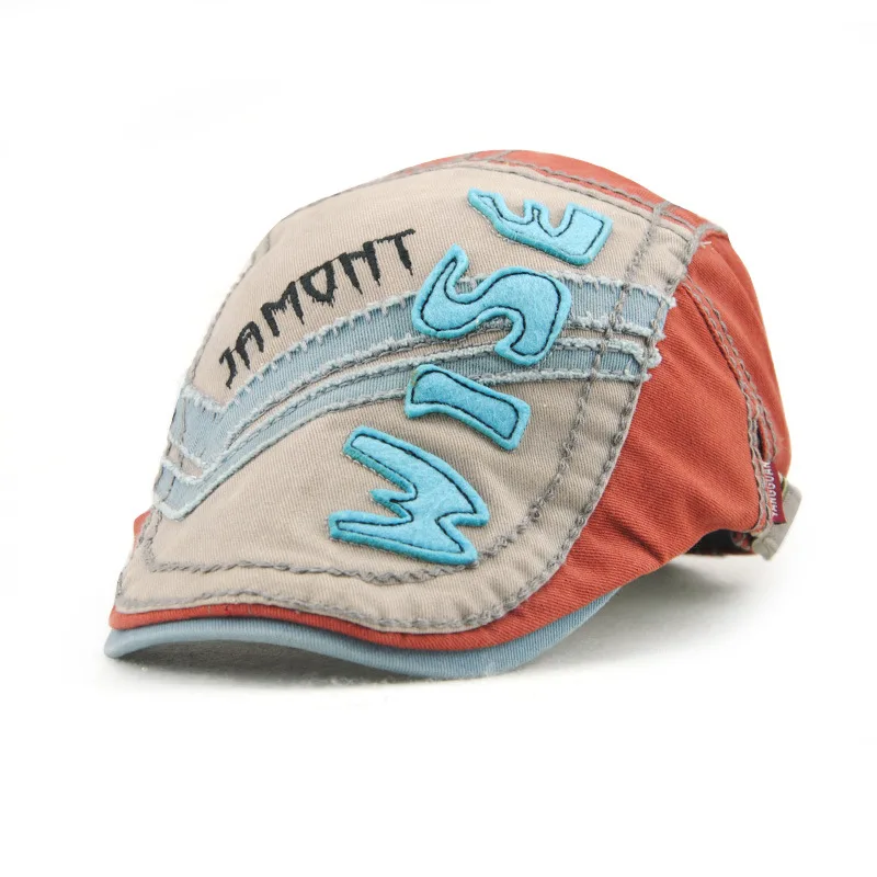 Minhui Новый хлопковый детский берет Кепка Gorras плоские шапки для мальчиков и