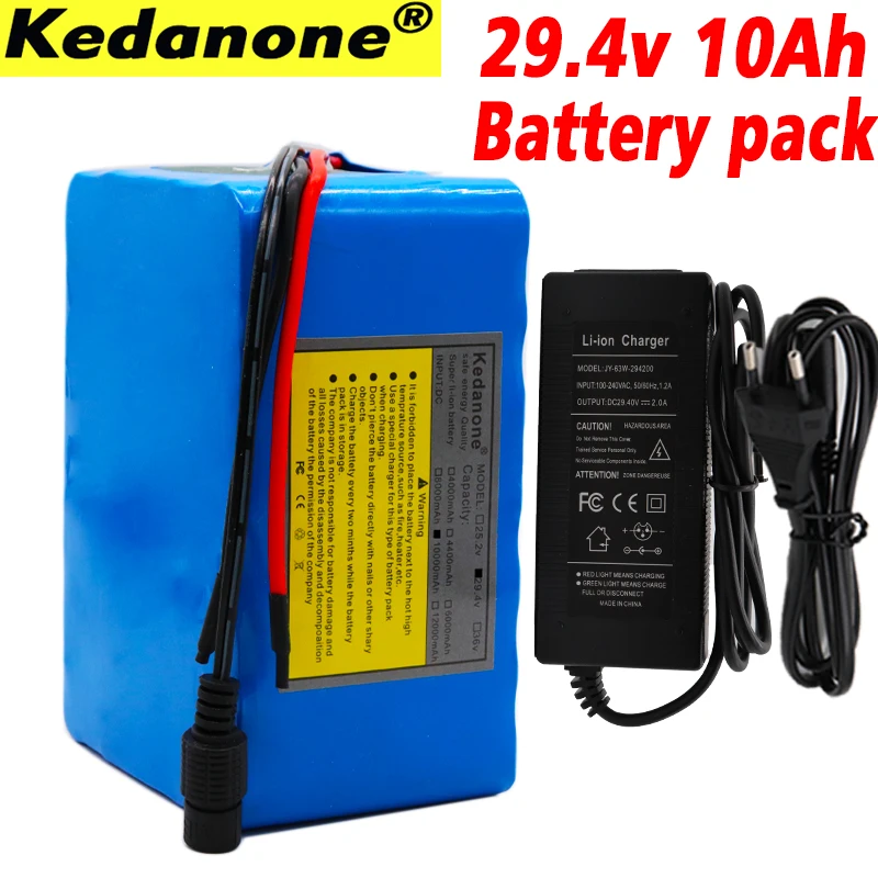 Аккумулятор высокой емкости 24v 10ah 7S5P 15A BMS 250w 29 4 V 10000mAh аккумулятор для мотора