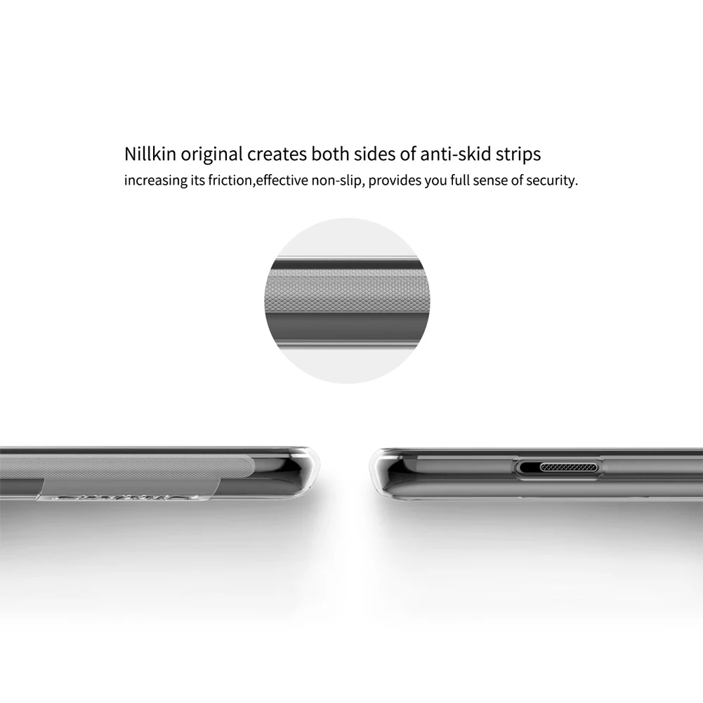 Для oneplus 6 т чехол Nillkin Nature прозрачный защитный с мягким силиконовым корпусом TPU