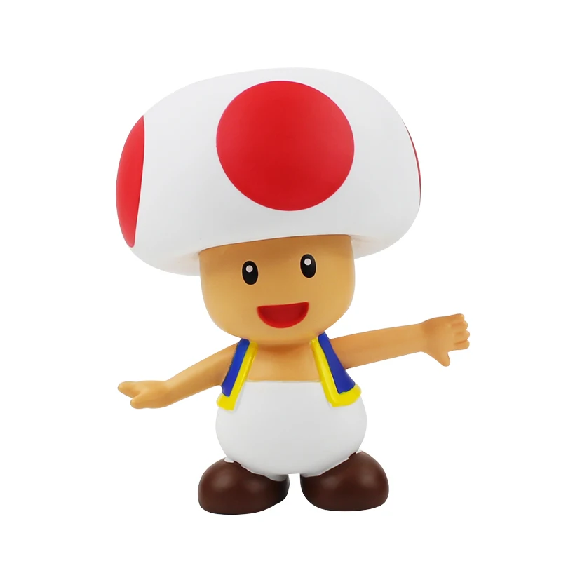 Большие размеры 23 см super mario bros mario luigi yoshi toad bowser peach princess ПВХ фигурка Классические игрушки-конструкторы кукла для подарков