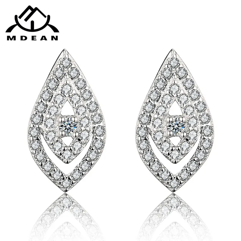 Серьги подвески MDEAN модные серьги белого и золотого цвета ювелирные изделия для