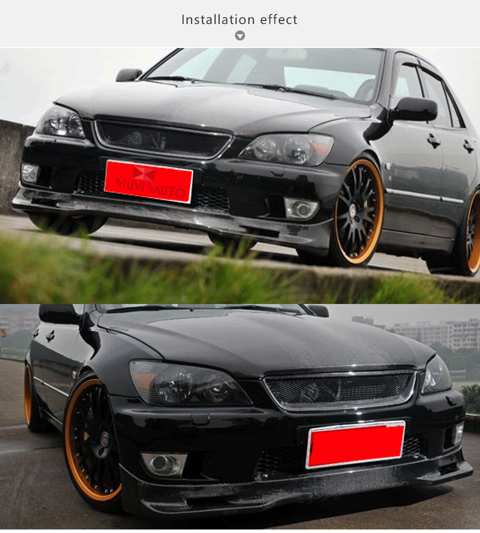 IS200 углеродное волокно Передняя решетка решетки для Lexus IS200 1999-2004 Авто Стайлинг