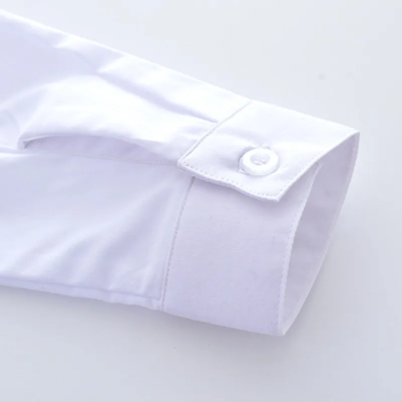 Новое поступление 2018 осенние детские рубашки повседневные однотонные с длинными