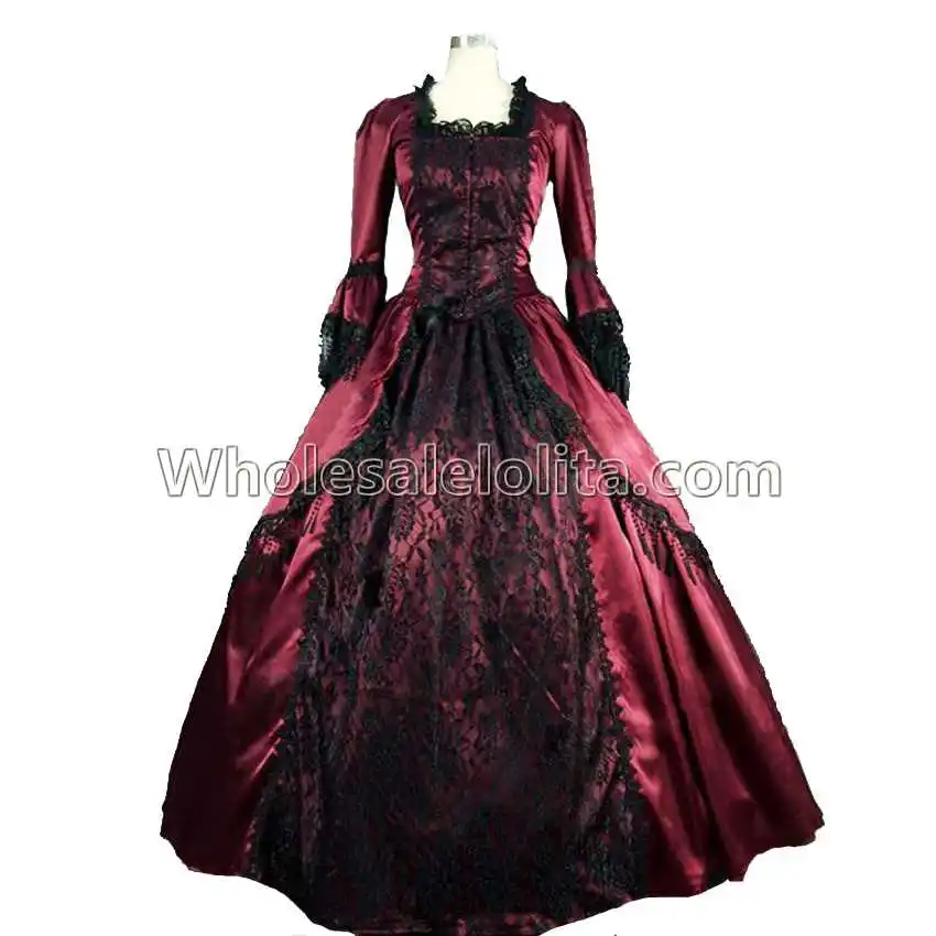 High Quality Marie Antoinette Penny Dreadful Renaissance Vampire Dress Gown Theatre | Женская одежда