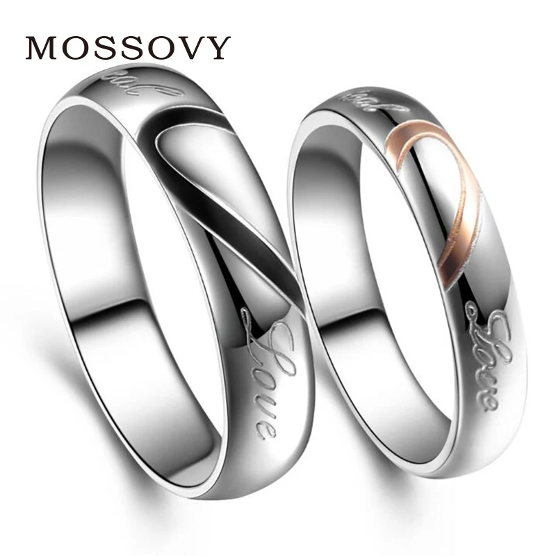 Mossovy моды циркон цветок розовое золото женский кольцо кубический цирконий, бижутерия простые обручальные кольца женские для Для кольцо женское