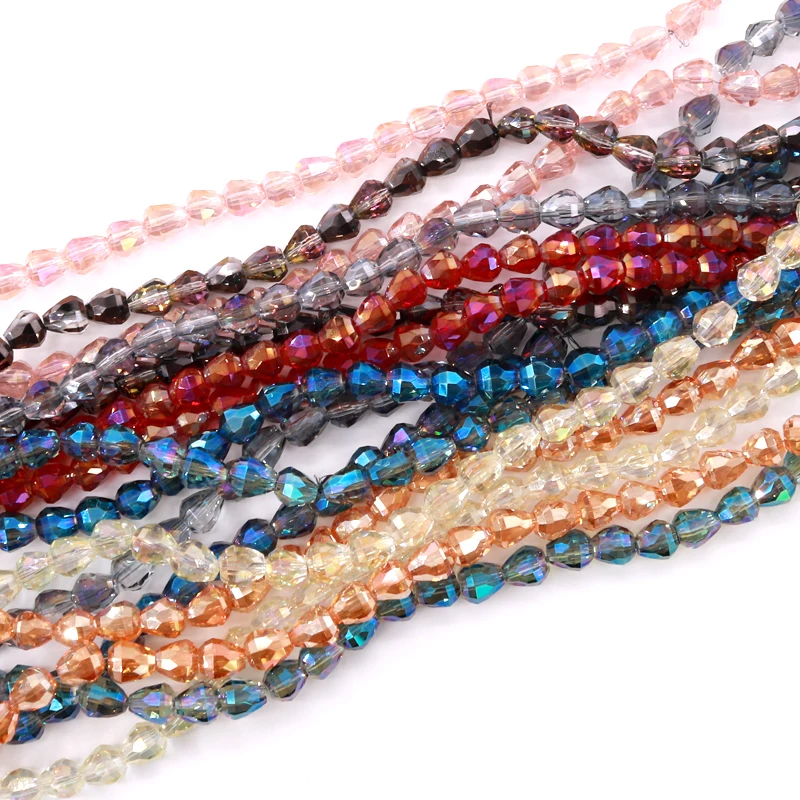 Jewelry accessories crystal beads 7*8mm high-grade DIY material loose curtain gyroscopic shape 20 pcs | Украшения и аксессуары