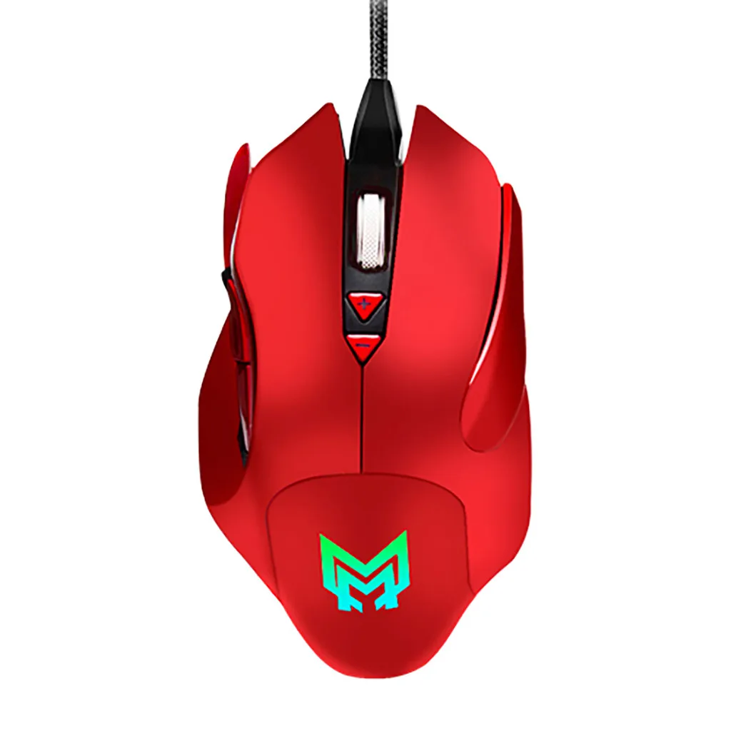 ZELOTES T 80 игровая мышь 7200 точек/дюйм подсветка многоцветная светодиодная