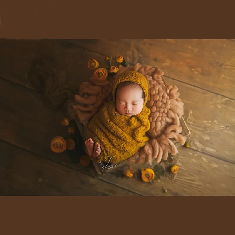 Кисточки крючком детское одеяло реквизит для фотосъемки новорожденных