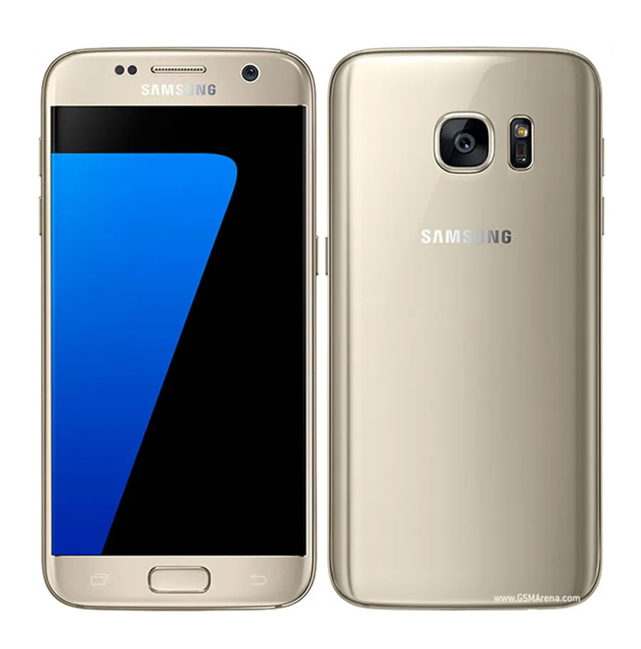 Samsung Galaxy S7 Duos G9300, две sim-карты, разблокированный LTE GSM Android телефон, четыре ядра, 5,1 дюймов, 12 МП ram, 4 Гб rom, 32 ГБ, отпечаток пальца