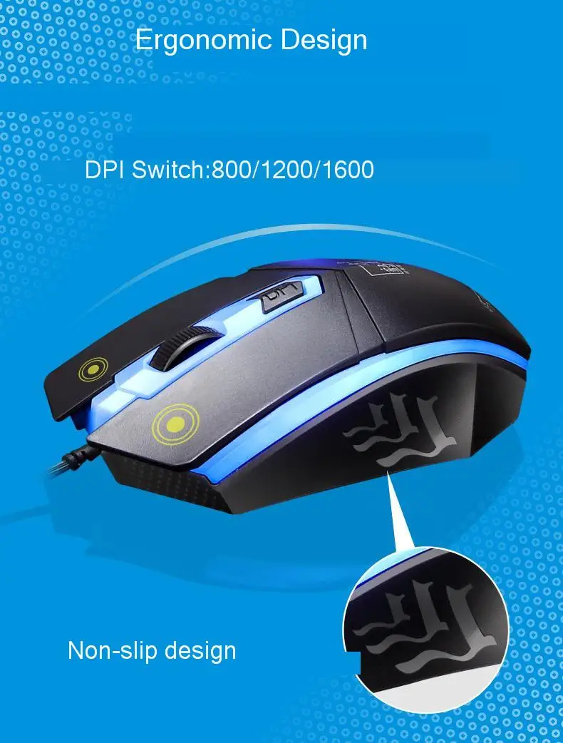 

Gaming Keyboard and Mouse Wired USB for Laptop PC MAC Apple Colorful LED Luminous Backlit Similiar Mechanical Feel Gamer teclado