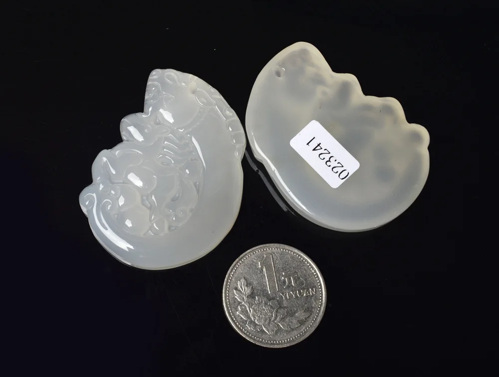 Натуральный подлинный агатовый халцедон кулон для мужчин и женщин стиль Дракон