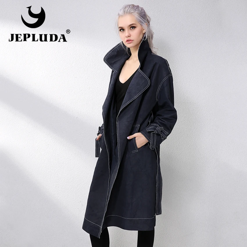 JEPLUDA Куртка Женская Натуральная Кожа Овчина Пальто Женское Осень-Весна с