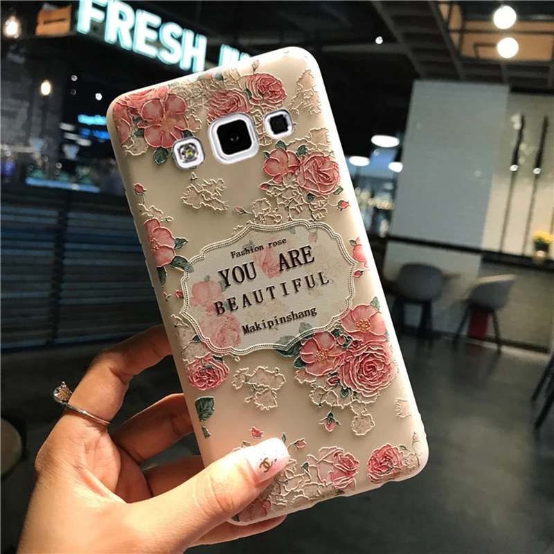 KaiNuEn soft coque cover case for Samsung galaxy a3 a 3 a300 2015 silicone etui silicon luxury 3d original tpu phone back cases | Мобильные