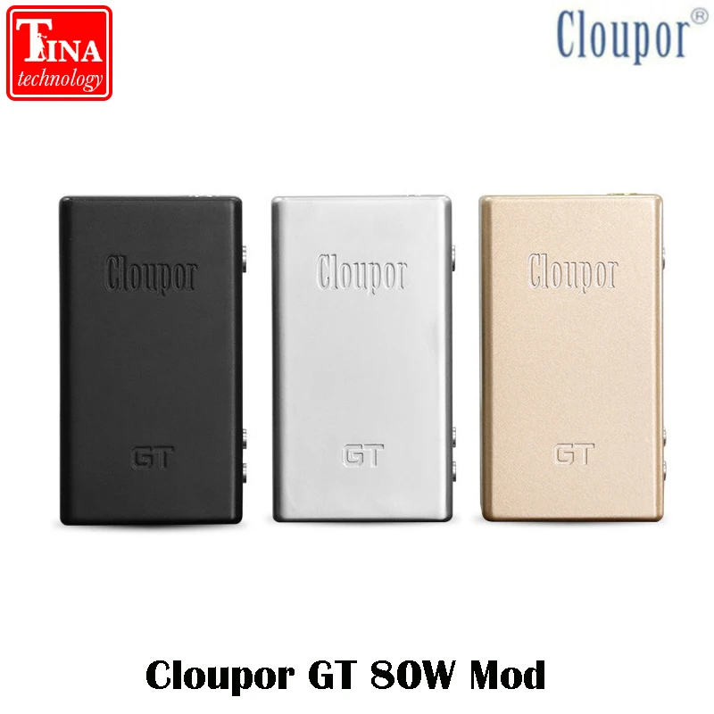2015 Новый 100% оригинал Cloupor GT 80 Вт MOD электронная сигарета поле Mod Двойной 18650 Smart