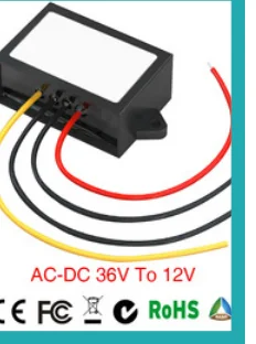 Преобразователь питания DC/DC понижающий 12 В/24 В до 6V30A водонепроницаемый модуль управления автомобиля низкий нагрев авто Инвертор конвертер
