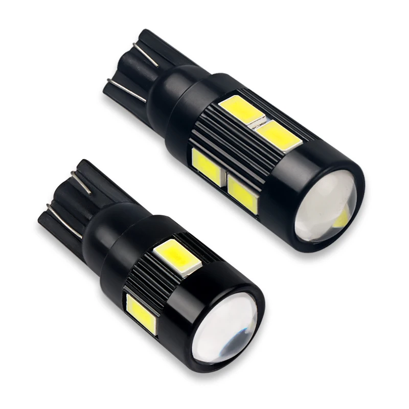 2 шт. 168 194 W5W светодиодный лампы 5630 6/10SMD Canbus светильник лампа без ошибок светильник парковочный зазор Поворотники боковые светильник белого цвета