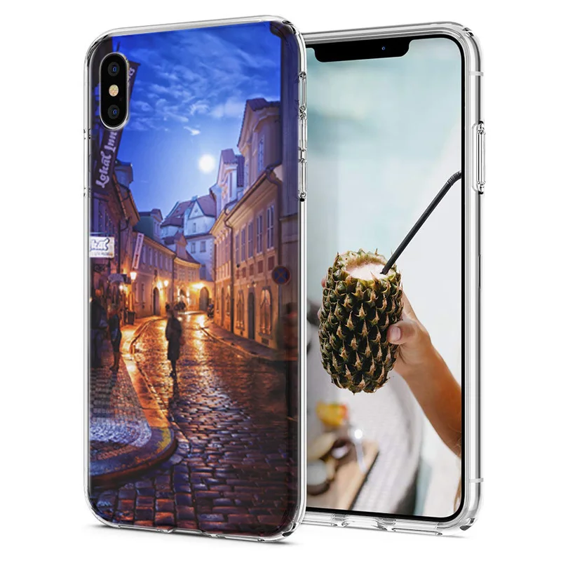 Мягкий чехол для телефона iPhone X XS XR чехлы из ТПУ Цветной силиконовый 6 7 Max E631 |
