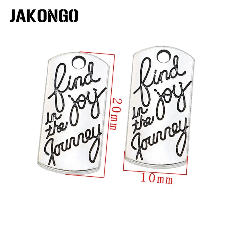 Подвеска радость в путешествии с покрытием антикварным серебром 20 шт. Подвески