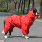 Бесплатная доставка, дождевик для больших собак, одежда, водонепроницаемый дождевик, комбинезон для больших, средних и маленьких собак, одежда для улицы, пальто