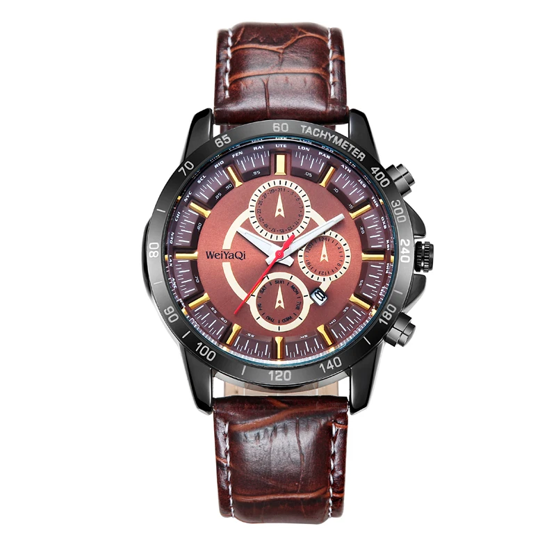 Роскошные брендовые деловые модные часы мужские кварцевые спортивные наручные с