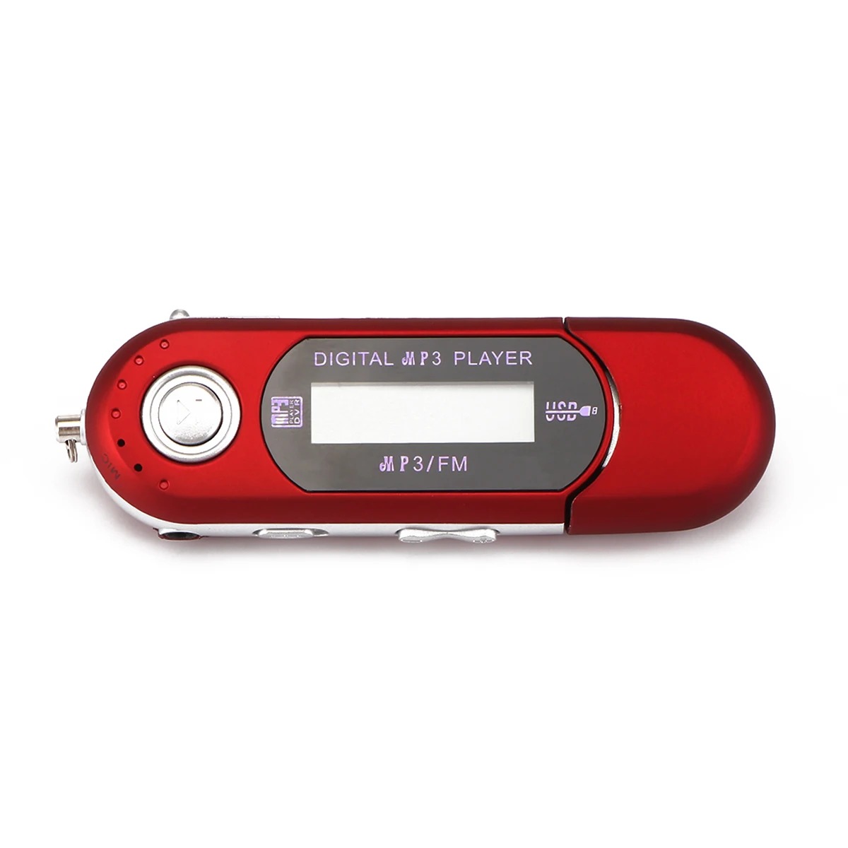 Красный Портативный мини MP3 ЖК-дисплей цифровой USB палка Музыка MP3 плеер Поддержка TF Емкость макс 32 г FM радио Поддержка дропшиппинг - Цвет: Красный