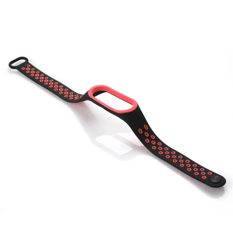 Black red Для mi Band 3/mi Band 4 ремешок спортивный браслет для Xiaomi mi Band 4 зарядное устройство силиконовый браслет для mi band 4 Сменные ремни - Цвет: Black red