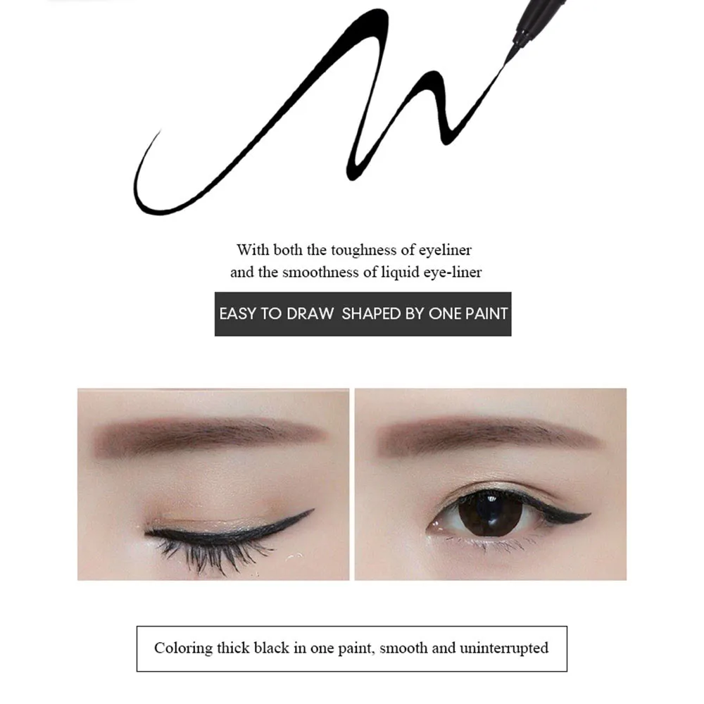 Красота водостойкая жидкая подводка в ручке карандаш макияж новая долговечная